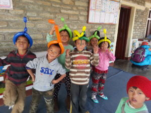 Children at Tibetan settlement in Pokhara, Nepal