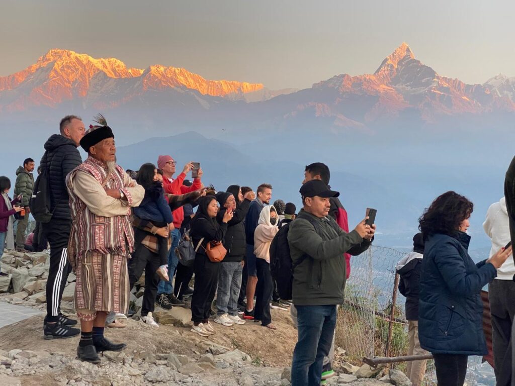 Pokhara sunrise experience with Annapurna and Dhaulagiri ranges