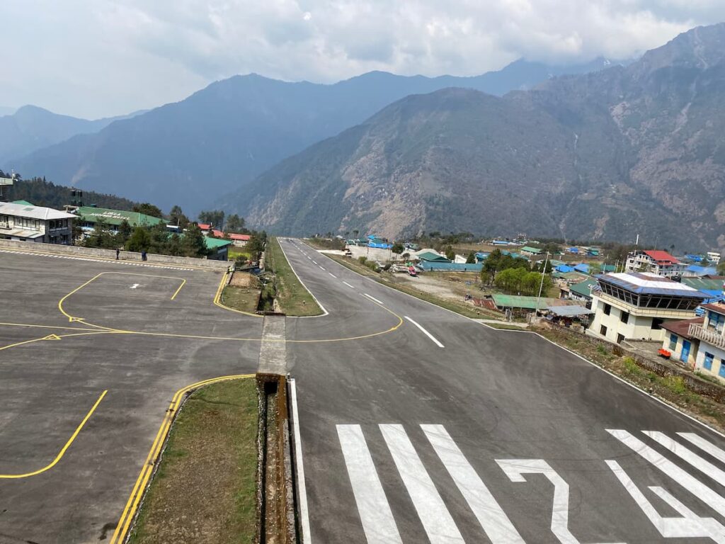Tenzing-Hillary Airport Lukla starting point of the EBC via Gokyo Trek in the Everest Region Nepal